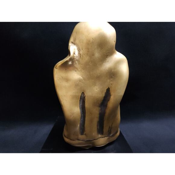 Our Lady Virgin Mary w/Christ Bronze Sculpture Signed by Artist Leya Terranova - Picture 7 of 13